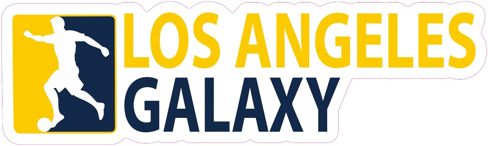 Los Angeles Galaxy Soccer Vinyl Decal Sticker Car Truck Bumper Laptop Mug