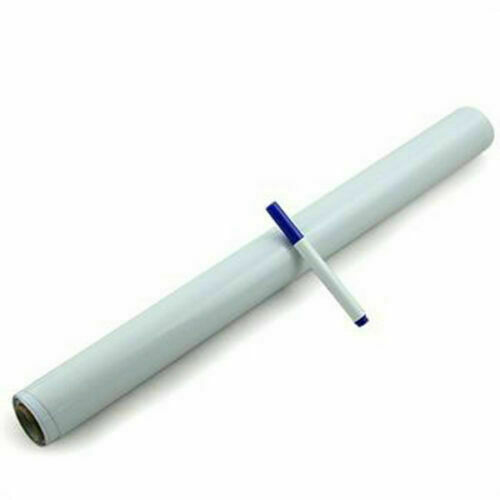 Art Wall Paper Sticker Thick White board Chalkboard Contact Paper 78.7*17.7 inch
