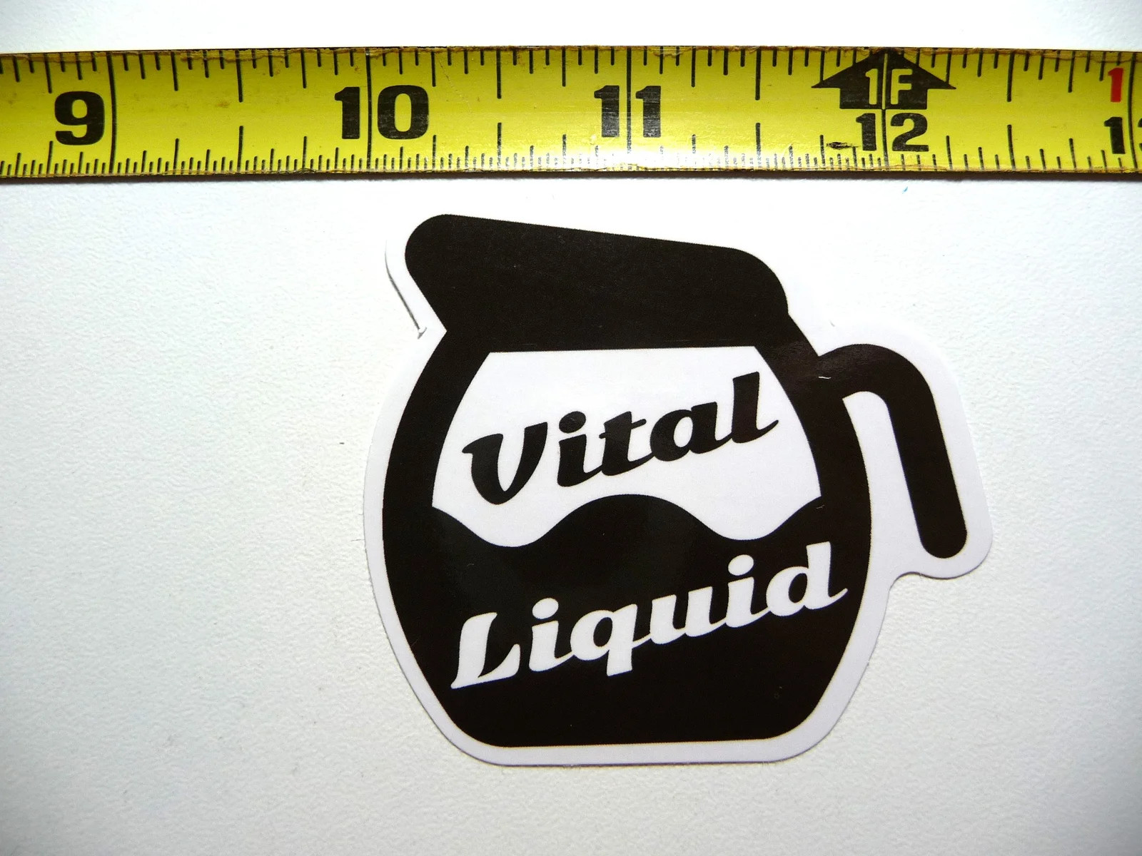 VITAL LIQUID COFFEE SMALL STICKER DECAL BEVERAGE MORNING WAKE UP FUN