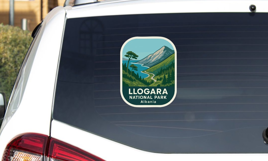 Llogara Albania National Park Sticker Decal Vinyl Die-Cut World National Parks
