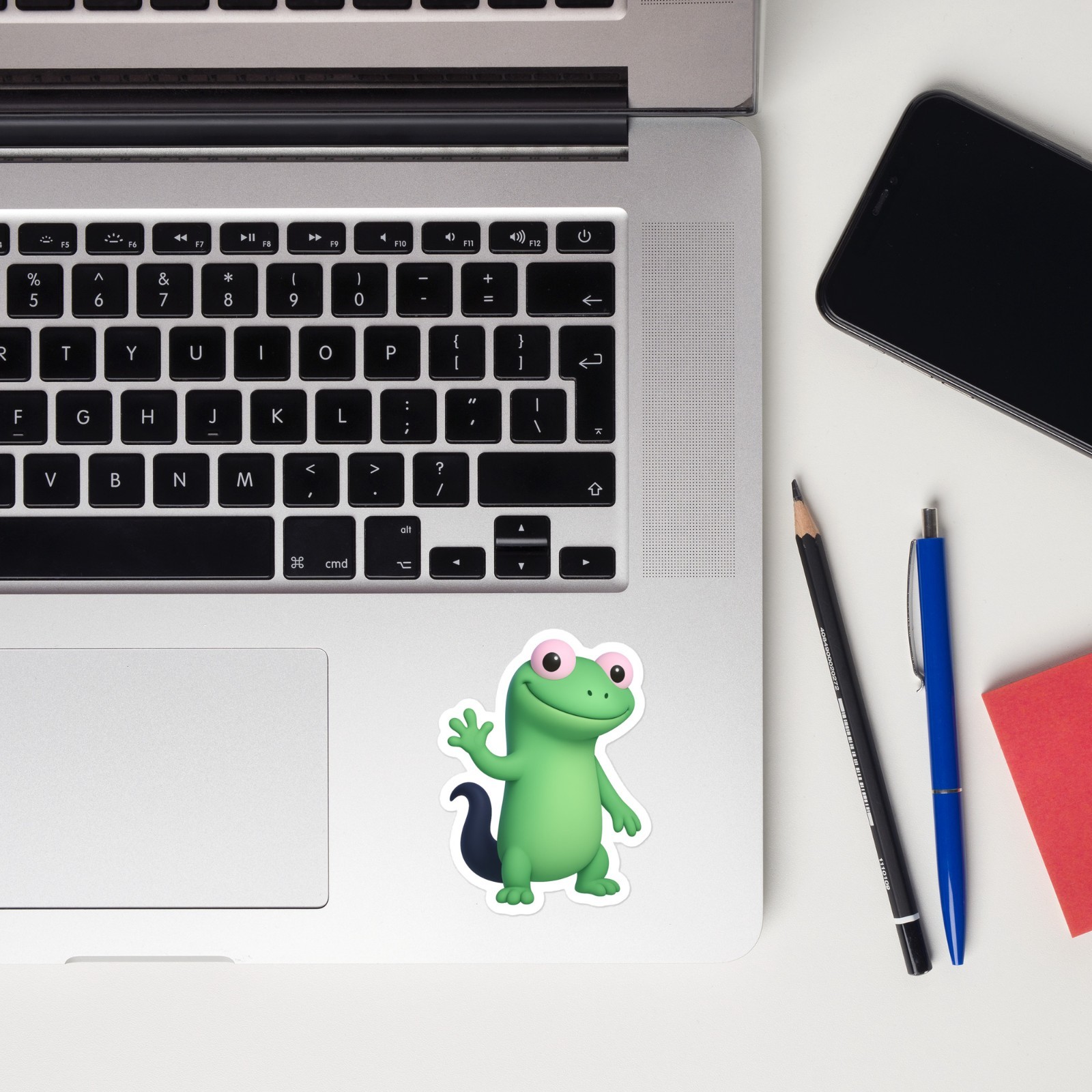 Lizard Lizard Lizard Meme Bubble-free stickers