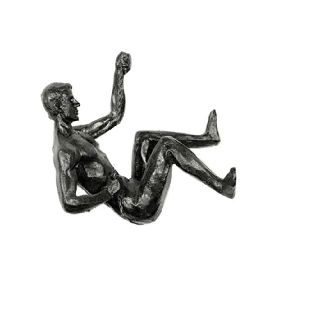 Climbing Athlete Man Art Sports Wall Hanging Ornaments Home Figures Miniatures R
