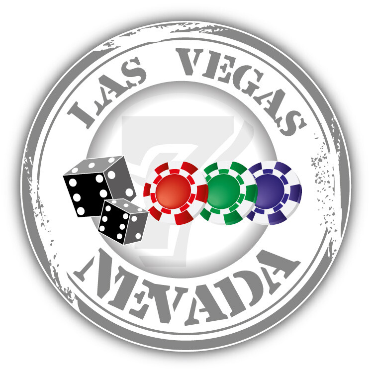 Las Vegas Nevada Poker Casino United States Car Bumper Sticker Decal