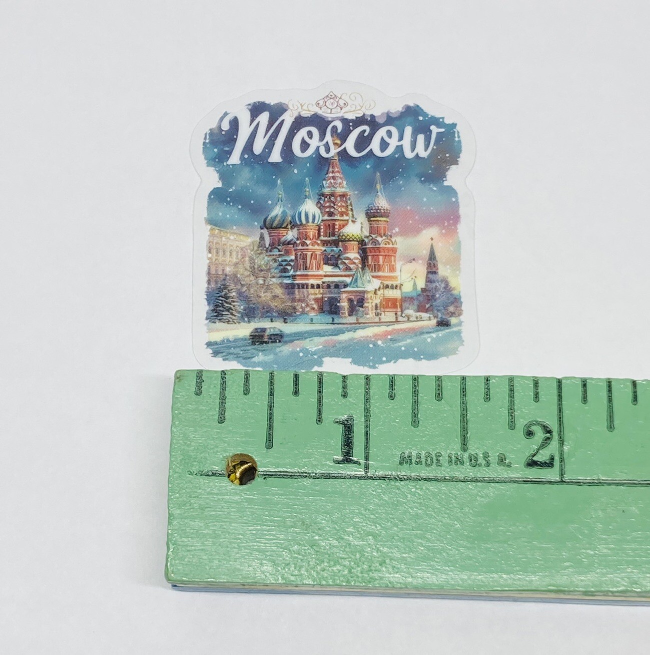 Moscow Russia Transparent Sticker Travel City Art Decal Vinyl Souvenir Tc6