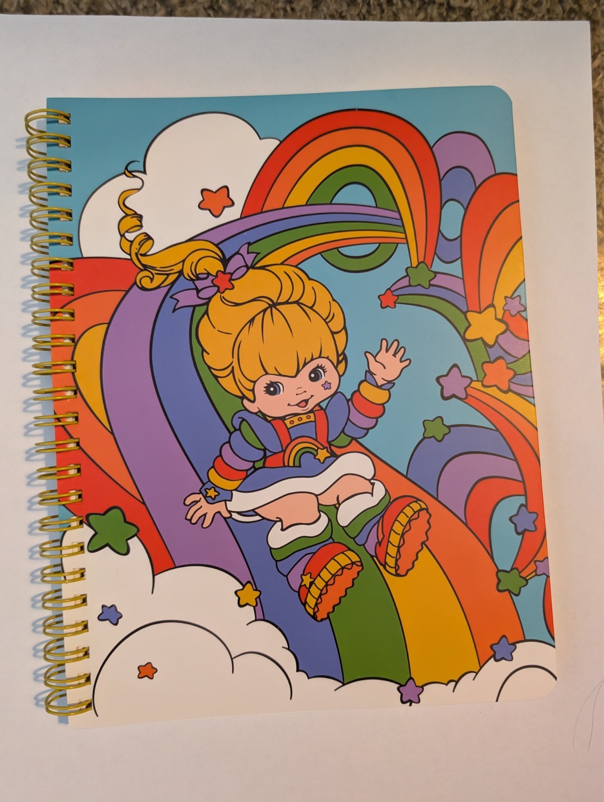 Pipsticks Rainbow Brite reusable sticker book new unused NIP Starlite Twink
