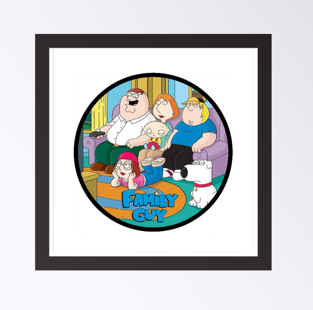 Family Guy "LR" – 4" Handmade Vinyl Decal Vehicle Laptop Cooler Decor Tumbler 26