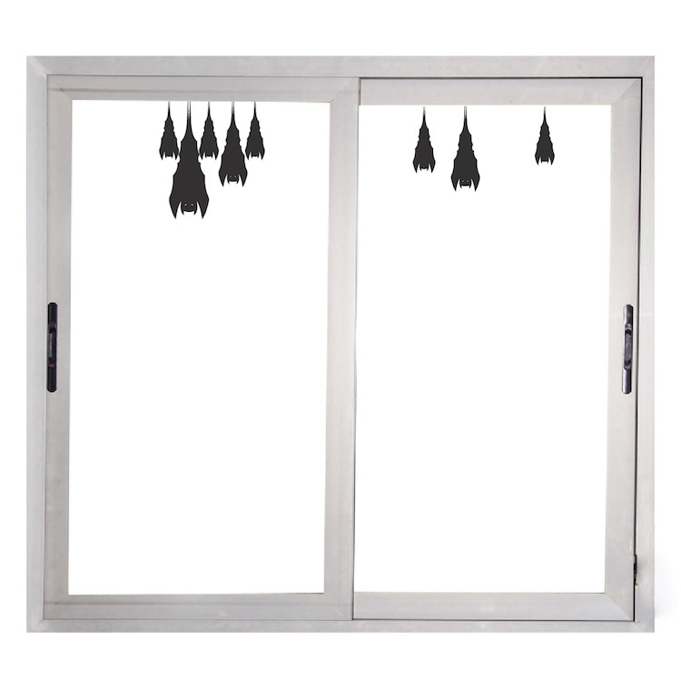 Sleeping Bats Wall Decals Halloween Window Stickers Halloween Decorations, h20