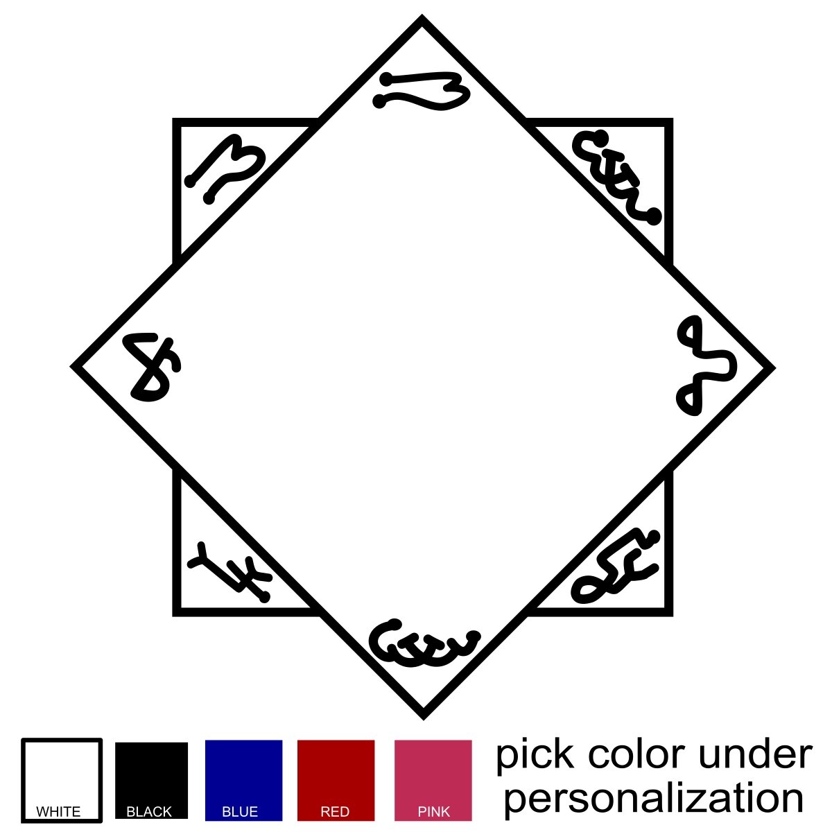 Alastair's Reaper Trap Symbol, Supernatural Decal, you pick color and size