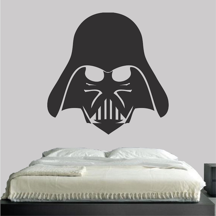 Darth Vader Wall Decal Star Wars Wallpaper Mural Vinyl The Last Jedi Design, g63