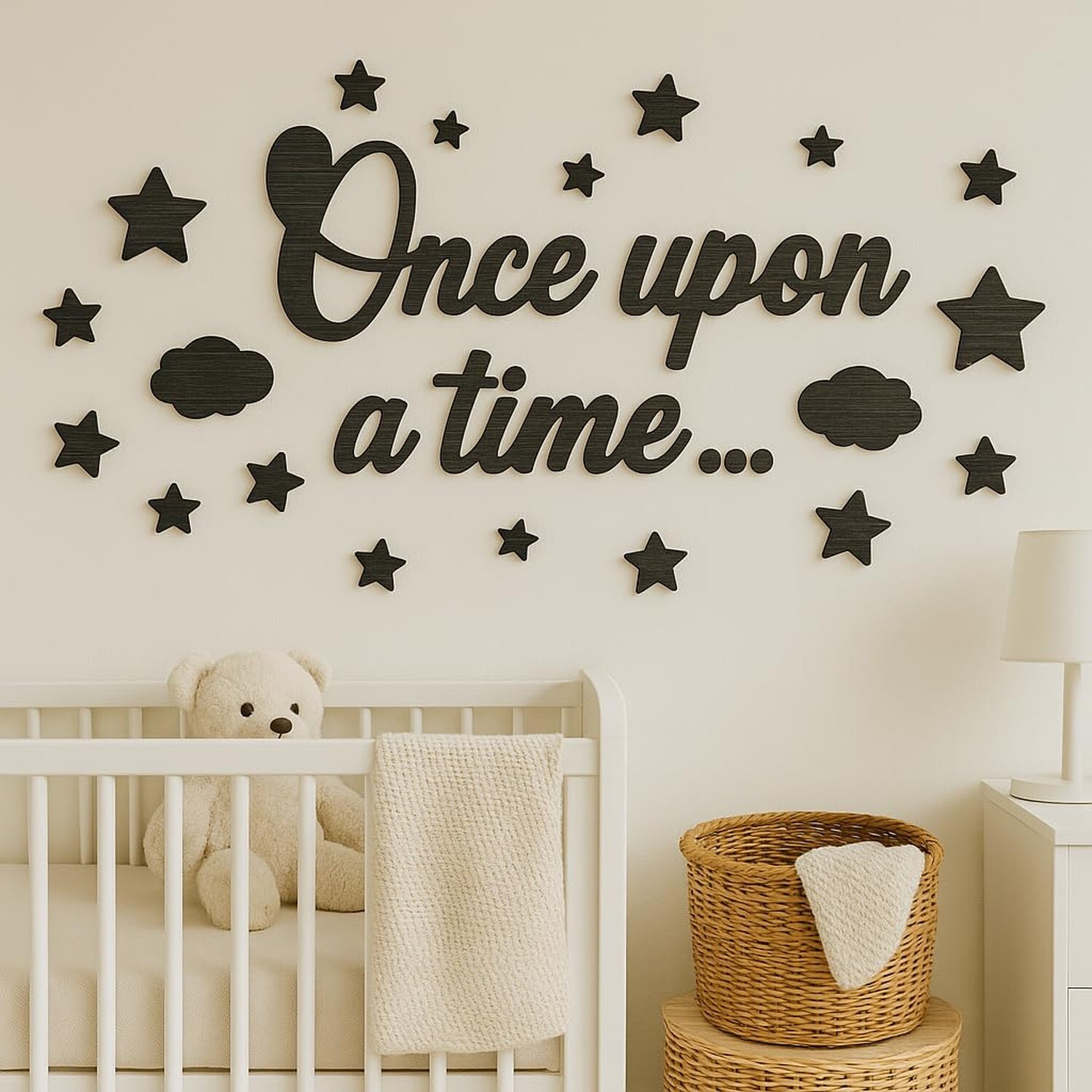 Once Upon A Time Sign For Nursery Decor – Once Upon A Time Wall Decor, Readin…