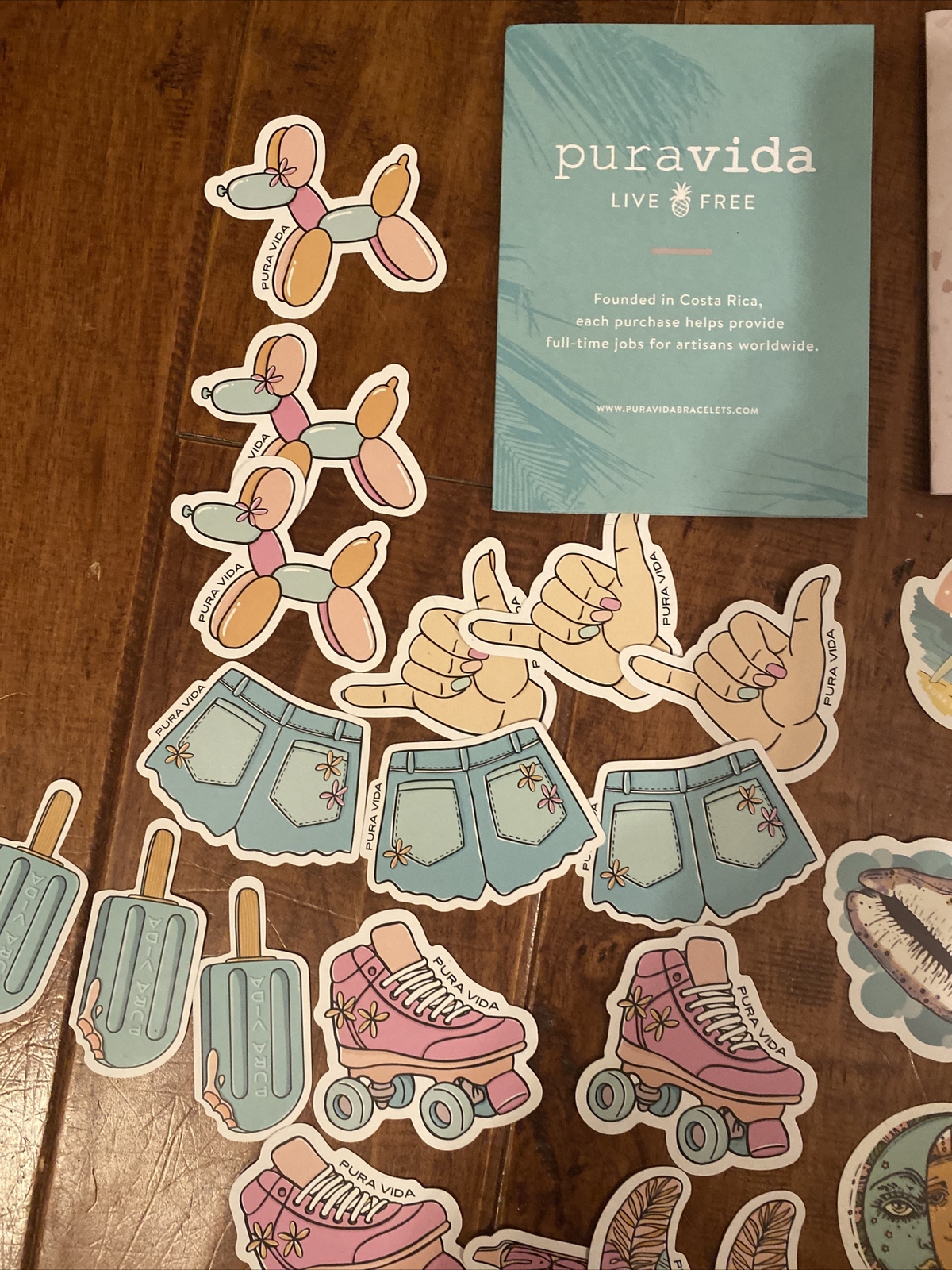 pura vida stickers lot of 24