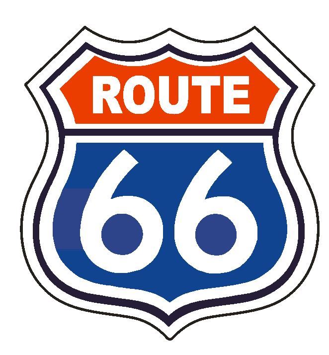 RT 66 Route 66 Sticker MADE IN THE USA D2877