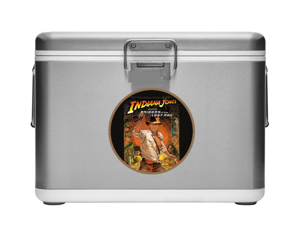Movie – Indiana Jones – 4" Handmade Vinyl Decal Vehicle Laptop Cooler Cup 26-1