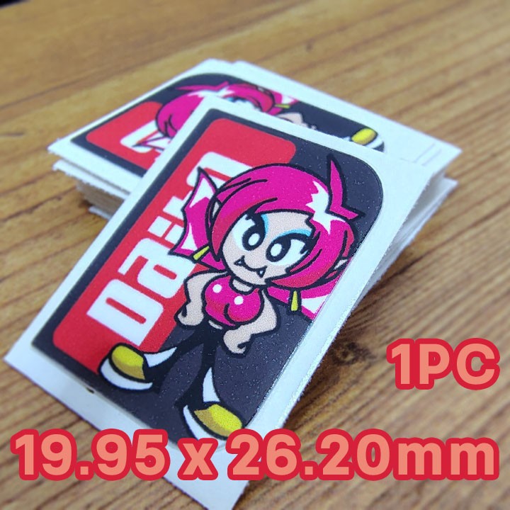 DAITO retro PC case/general sticker – with Daito Giken Shake character (Nadja)