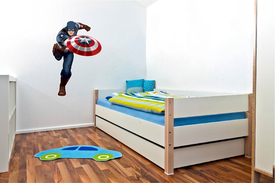 Captain America Vinyl Sticker Decal *SIZES* Wall Bumper