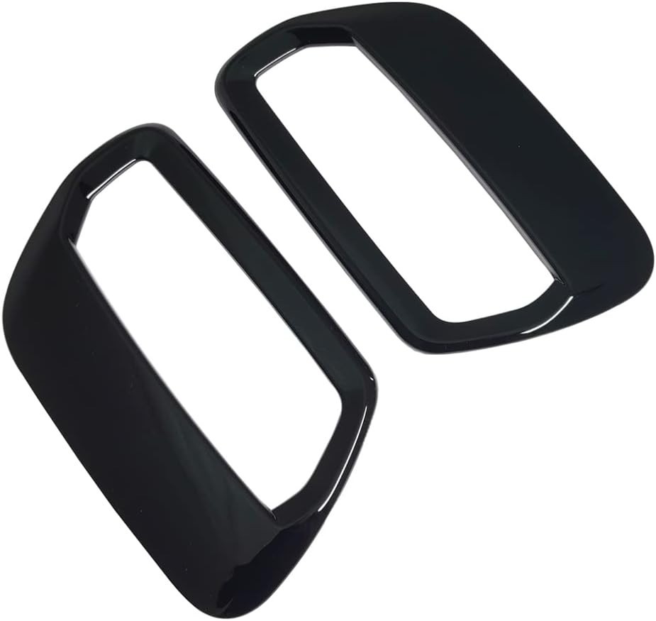 Glossy Black Exterior Hood Vent Air Outlet Cover Trim for Ford Mustang Accessori