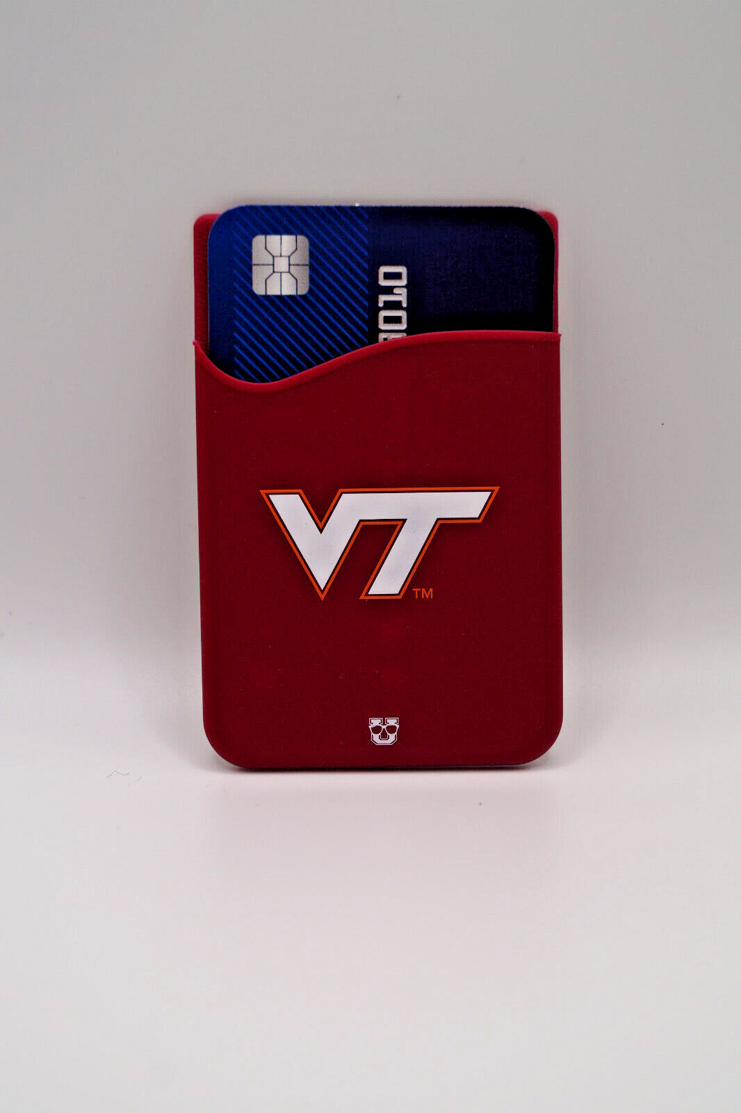 Universal Adhesive Pocket Stick On Phone Wallet Card Holder Virginia Tech