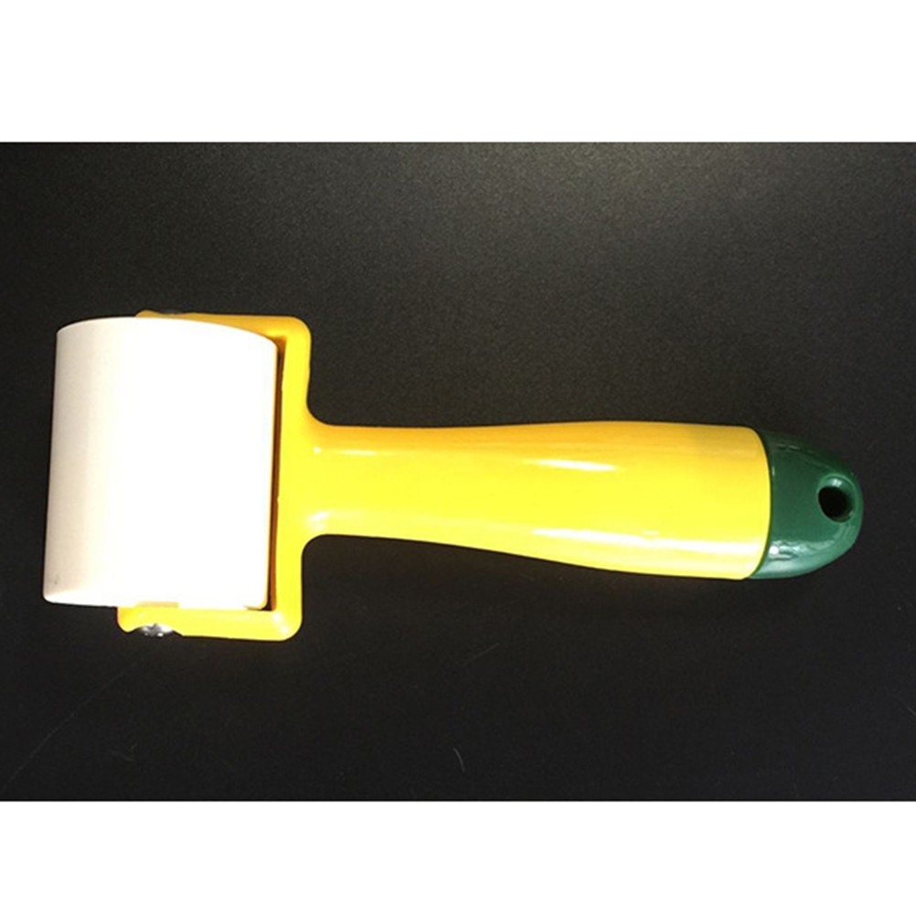 1Pcs Wall Sticker Roller for DIY Wallpaper Decoration Yellow Durable Tool