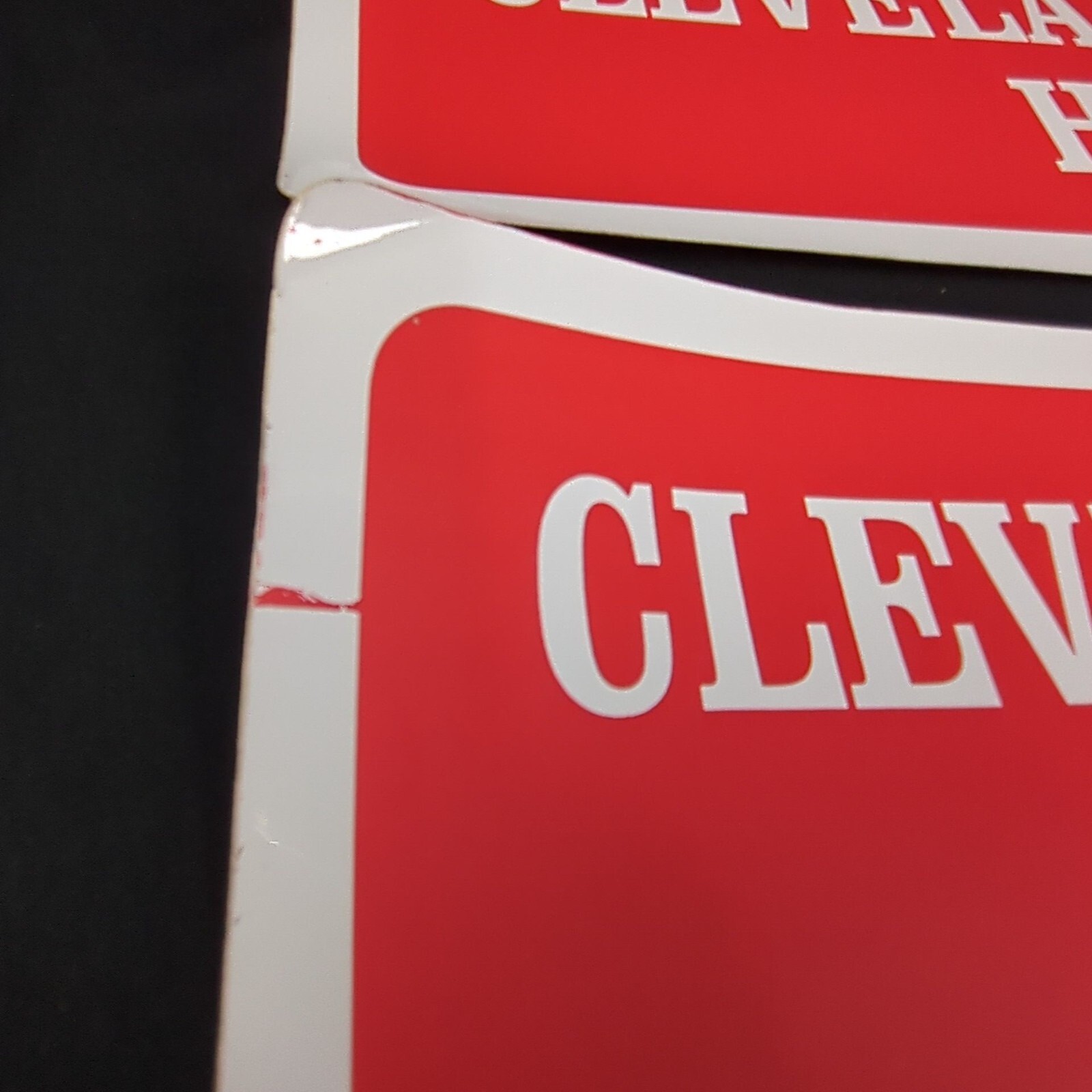 Cleveland Tramrail Haigh TONS 2 Long Stickers 24" x 5" Engineer Crane Systems