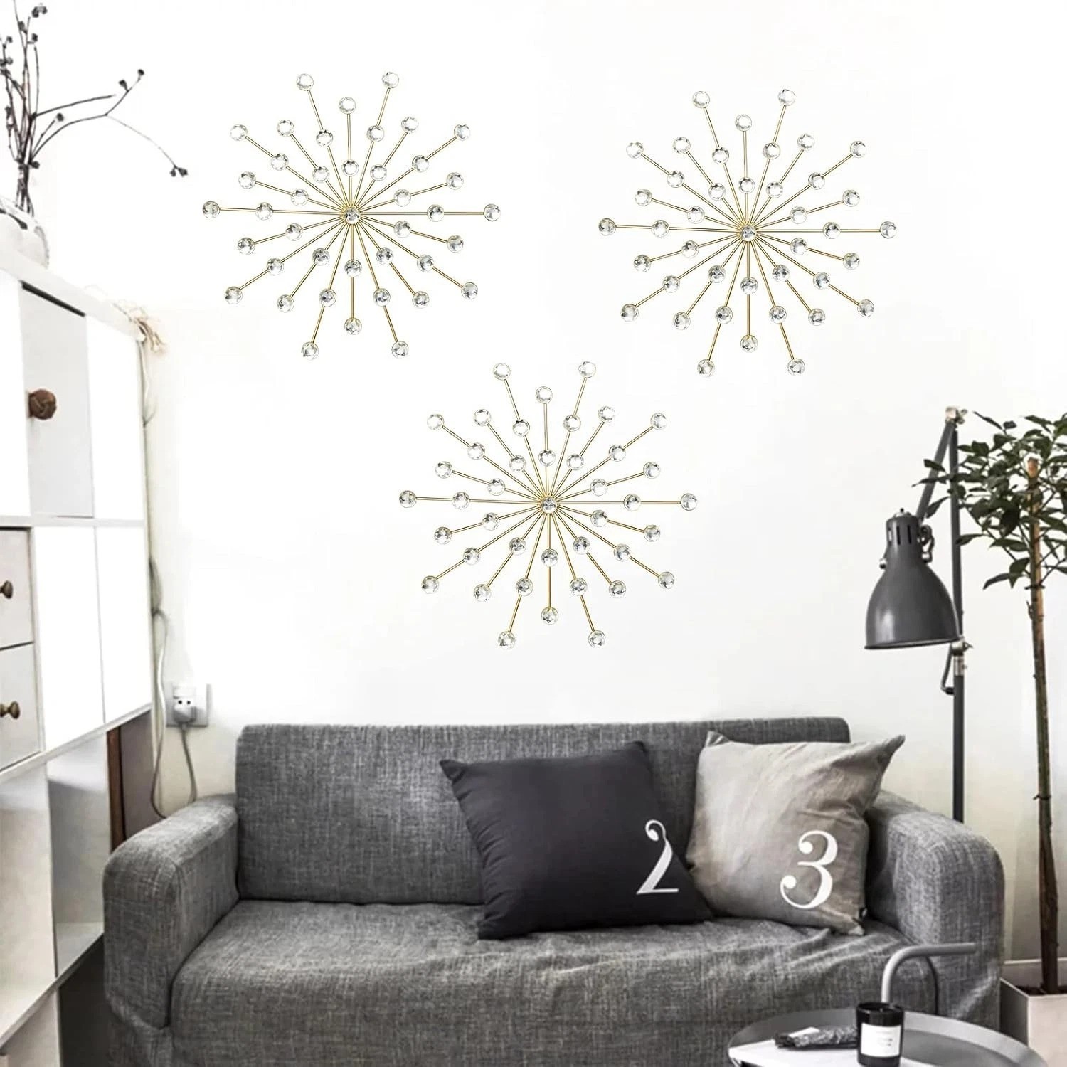 Sparkling Crystal Rhinestone Wall Art – Elegant Home Decor