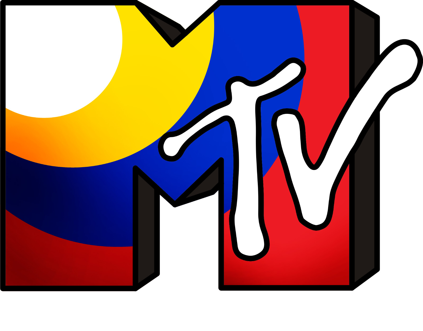 MTV sticker logo 80s 90s skate cell laptop bumper vinyl decal