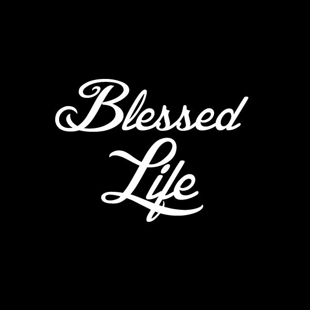 BLESSED LIFE Vinyl Decal Sticker Car Truck SUV Window