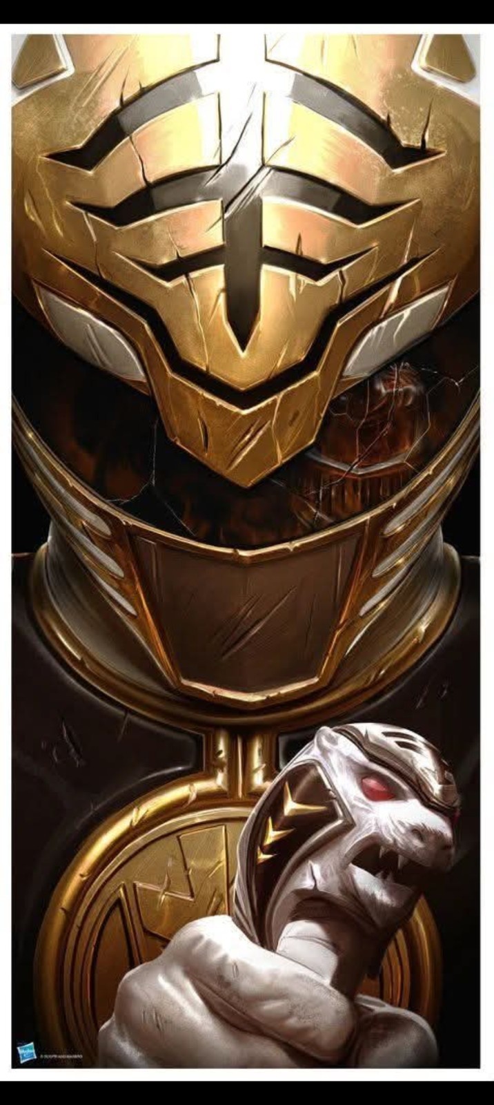 MMPR'S STICKER X HIGH-GLOSS STICKER X 3X2 INCHES STICKER X TOMMY THE WHITERANGER