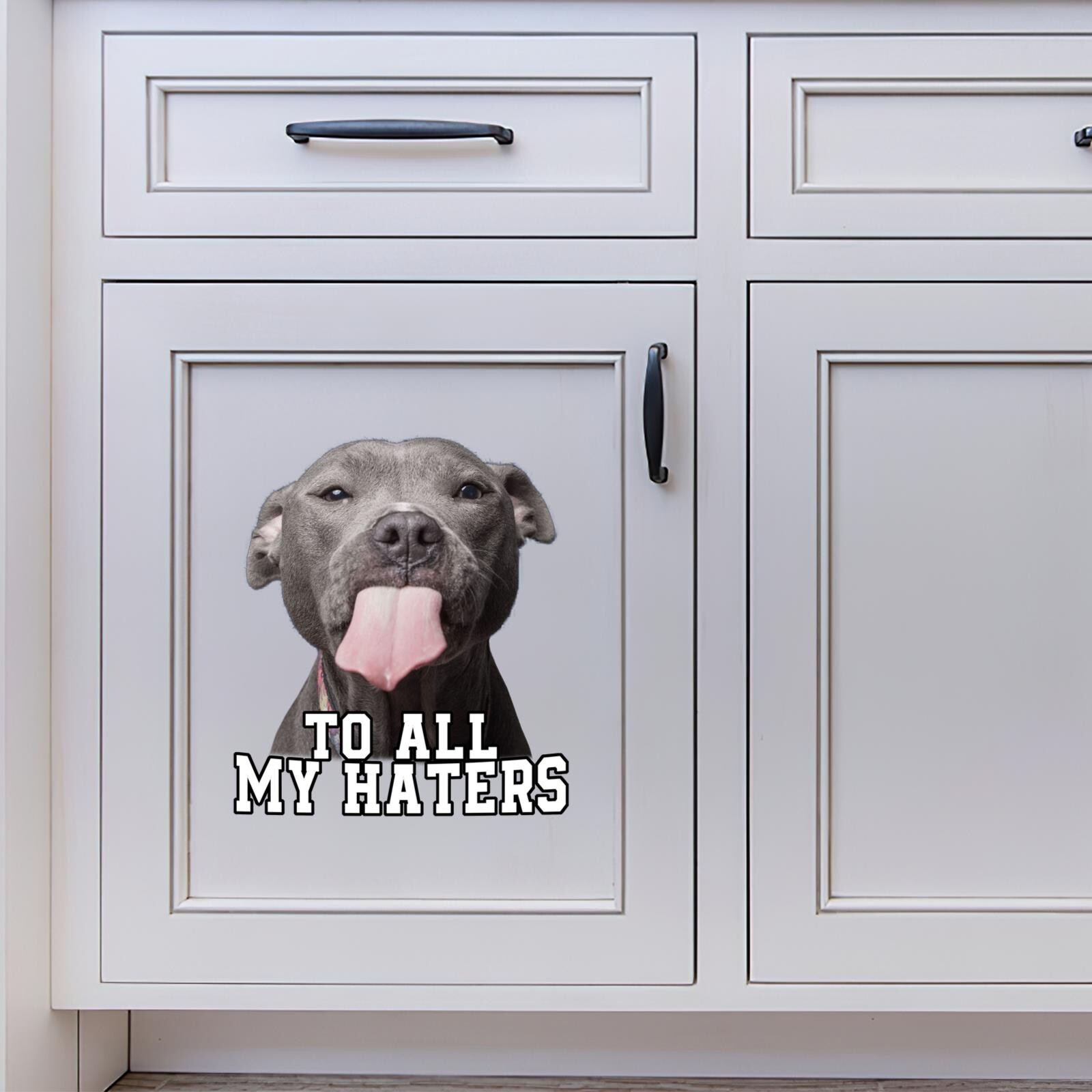 Pitbull Decals Pitbull Car Sticker Funny To All My Haters Stickers Meme Decal