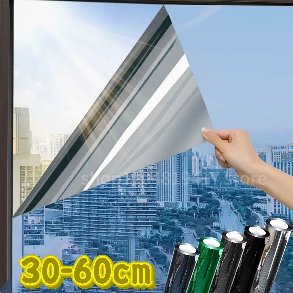 Self Adhesive Mirror Reflective Wall Sticker Film Paper Kitchen Decor