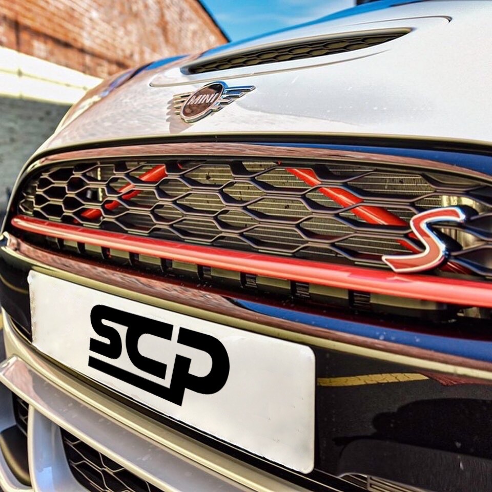 MINI F55 F56 F57 Strut Crash V Bar Wrap Kit Behind Grill Any Colour Cooper S JCW