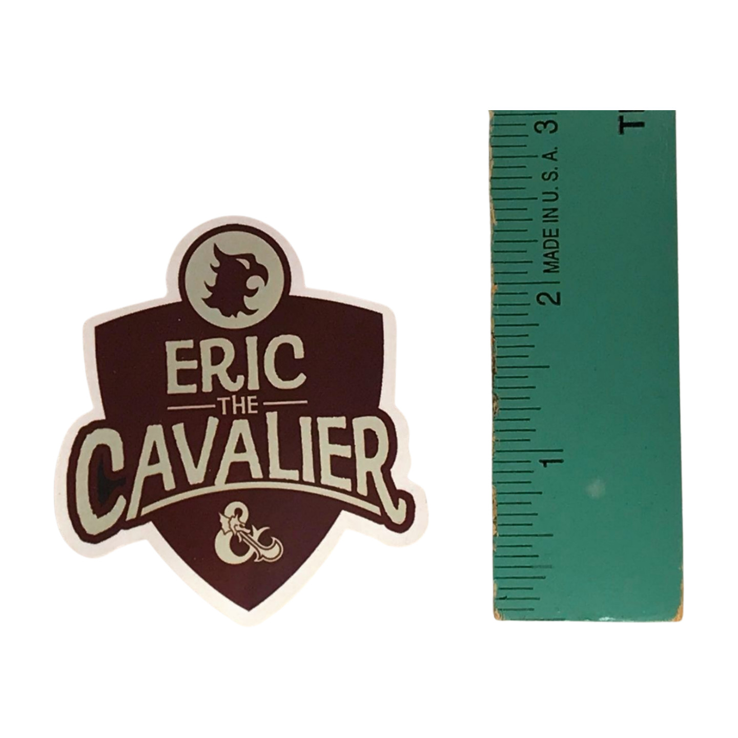 Eric the Cavalier Dungeons & Dragons Sticker