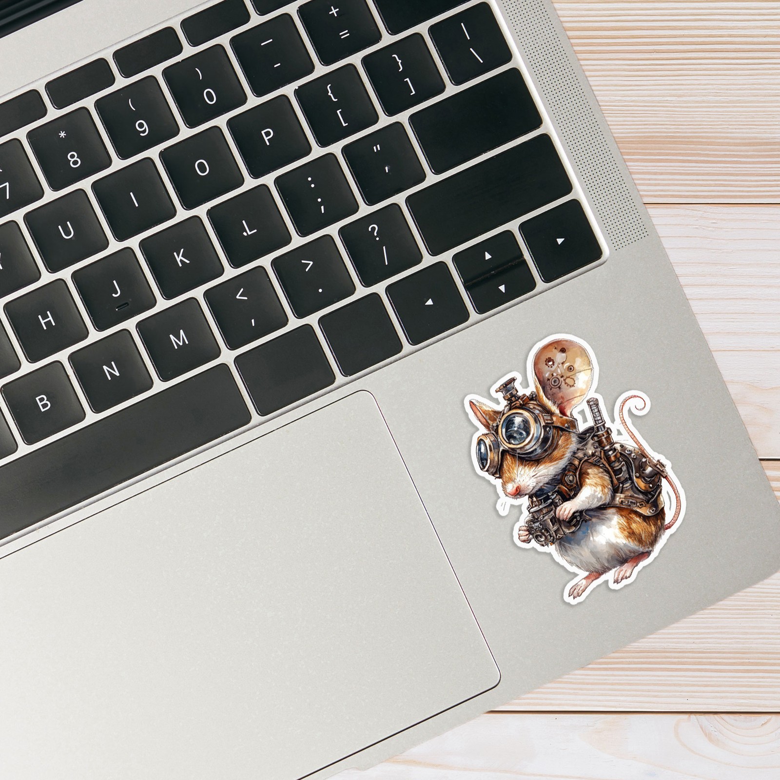 Steampunk Mouse – Vinyl Decal Sticker – Car Window Laptop – #1151