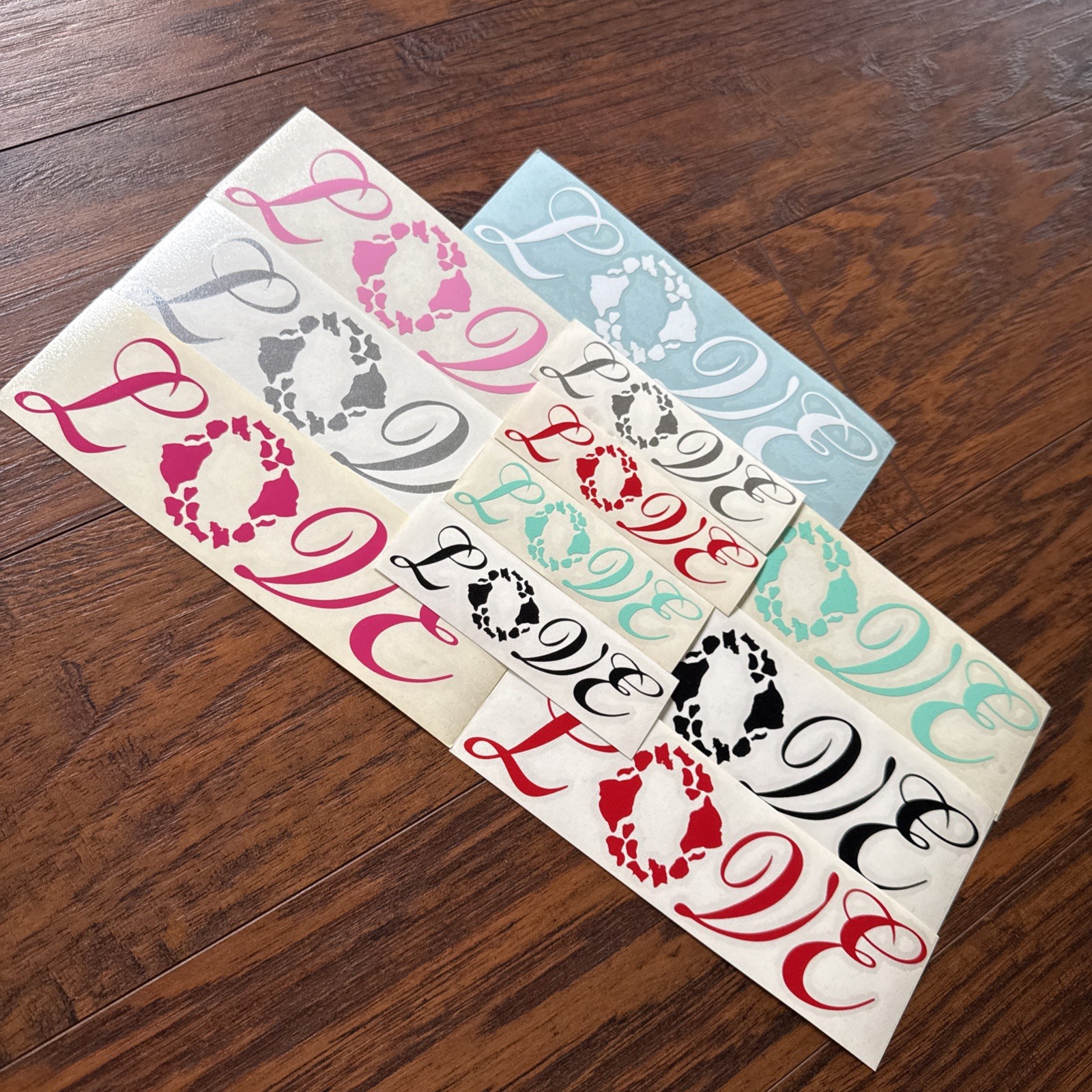Hawaii Love Island’s Sticker Decal New 4” or 7" Inch 7 Colors To Chose From Kind