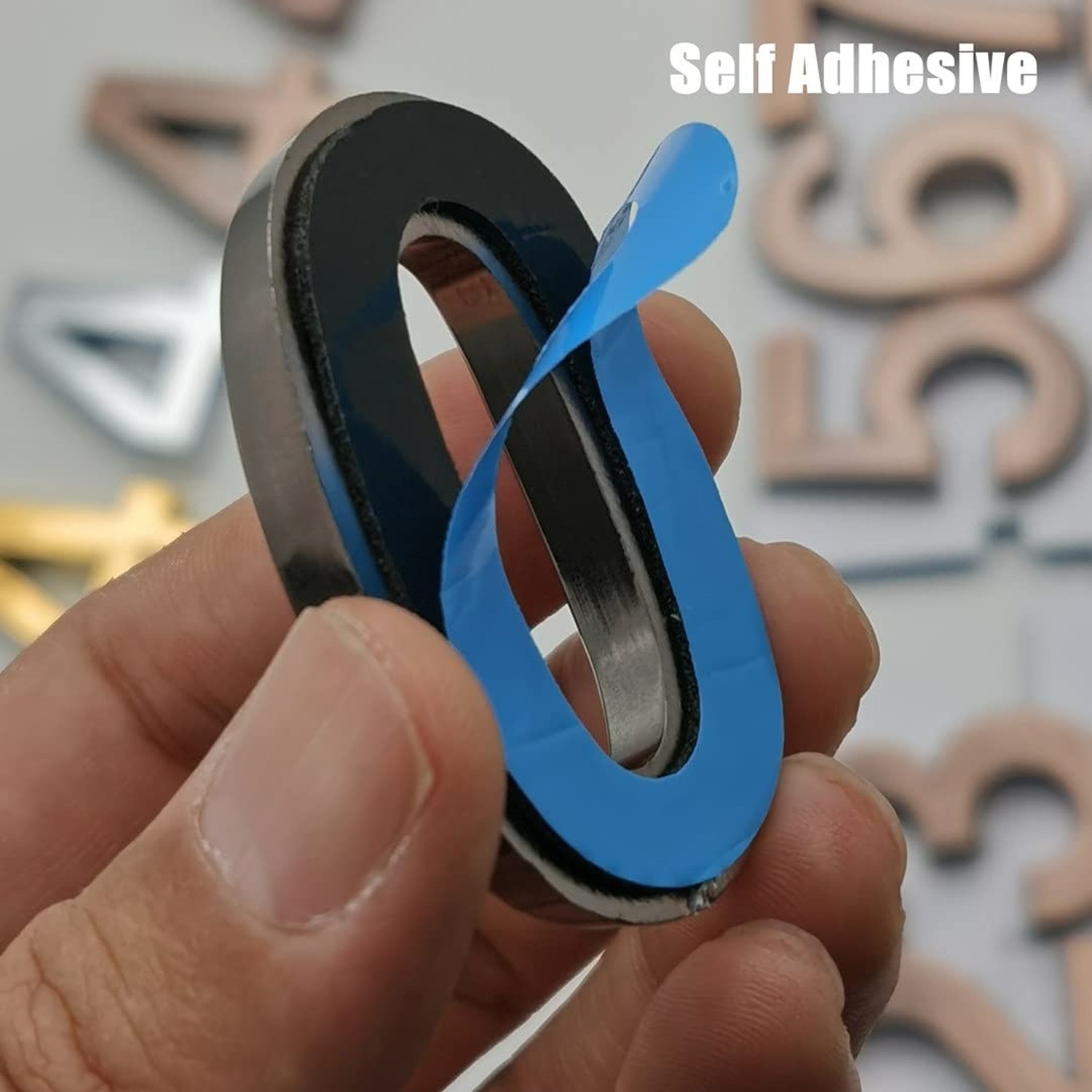 Bronze Mailbox Numbers, 2 Inch 3D Door Number Stickers for Apartments Office …