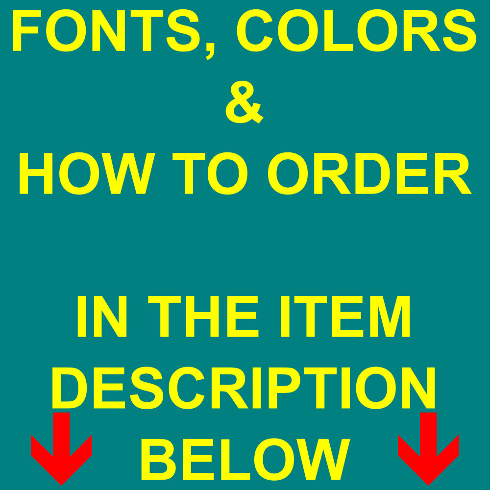 Custom Vinyl Lettering Decal Personalized Sticker Quote Window Car Wall Sign