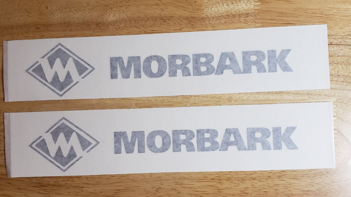Morbark Wood Chipper Decals Stickers Gloss black 24” (2) Equipment Trailer USA!