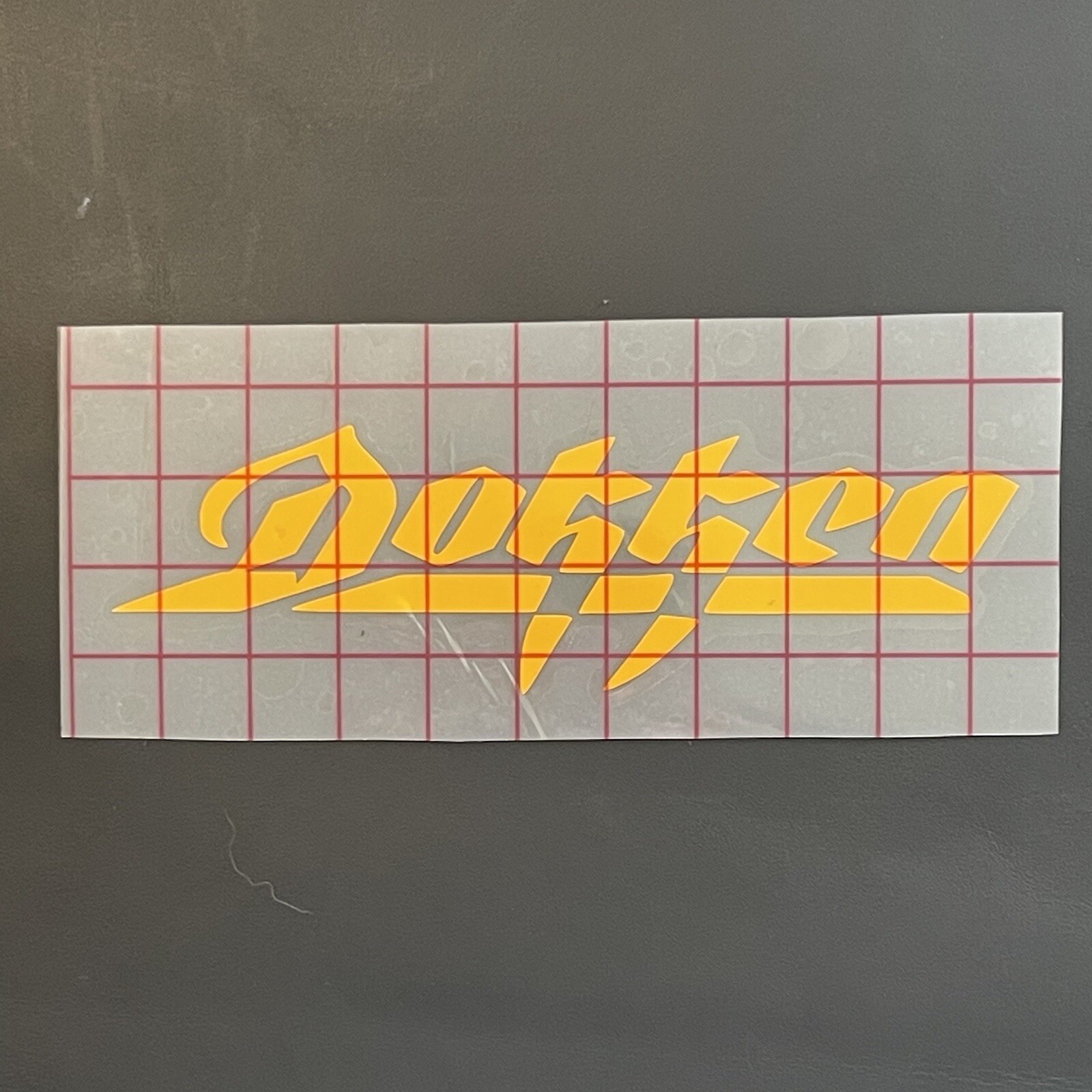 Dokken Logo Vinyl Sticker Decal Heavy Metal Band Car Bumper Cinderella Ratt Hair