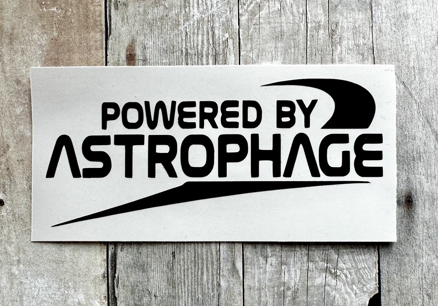Powered by Astrophage Project Hail Mary Premium Vinyl Decal