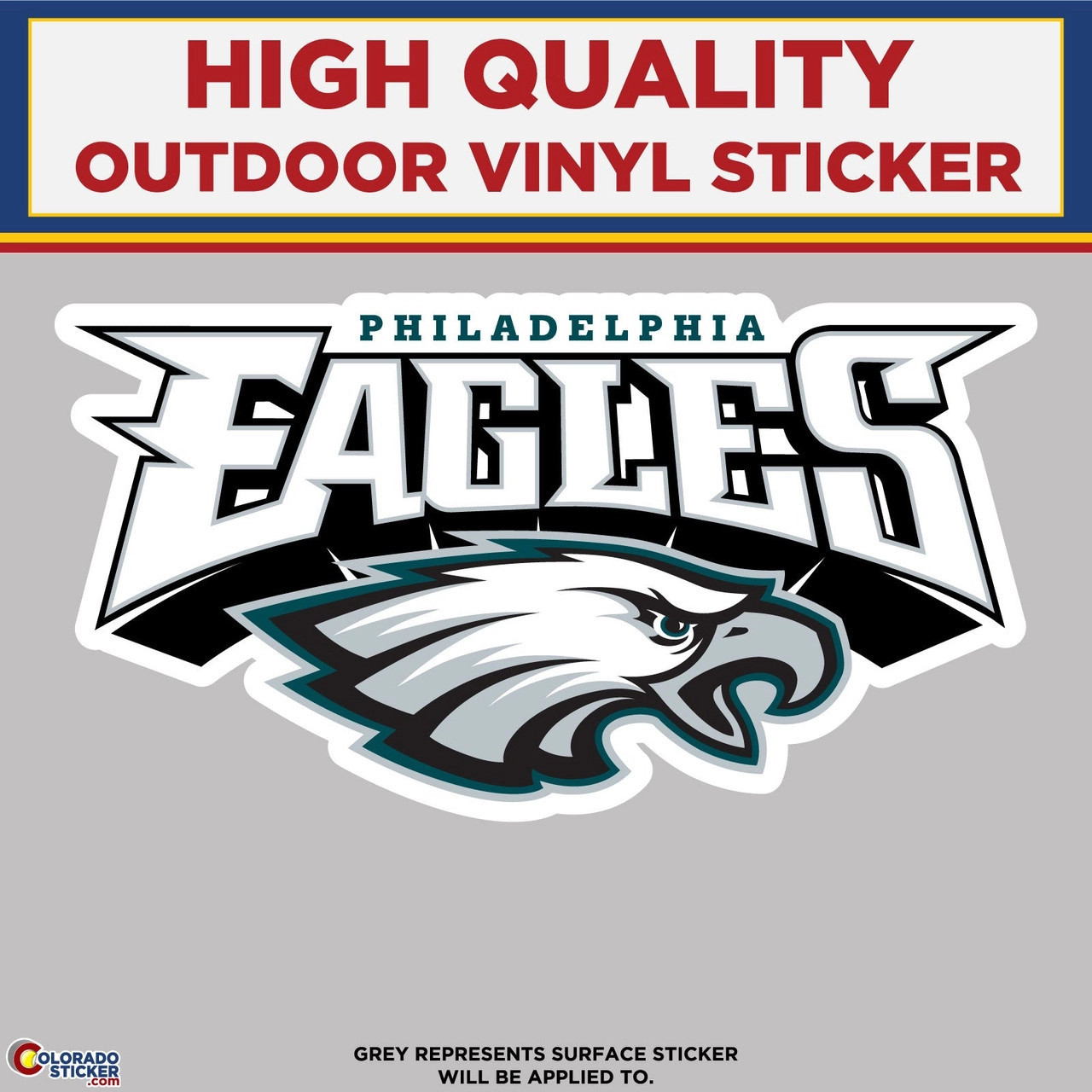 Eagles with Name, High Quality Vinyl Stickers