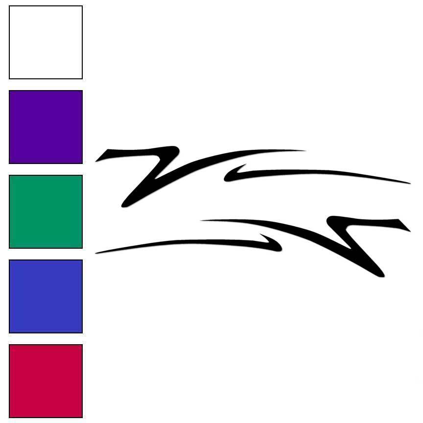 Pinstripe Pair Set, Vinyl Decal Sticker, Multiple Colors & Sizes #7436