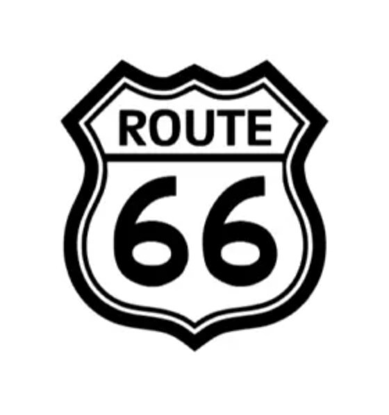 Route 66 Vinyl Die Cut Car Decal Sticker – FREE SHIPPING