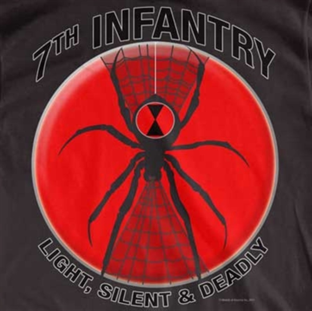 US Army 7th Infantry Light Silent Window Wall Vinyl Decal Sticker Military