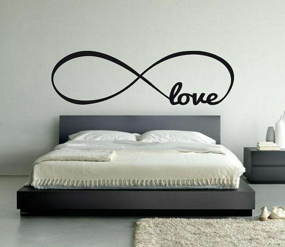 LOVE Infinity Wall Decal Lettering Word Removable Vinyl Quote Decor Sticker USA