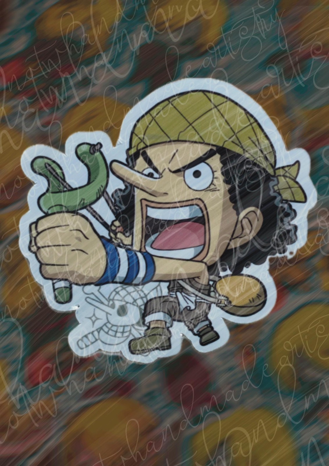 One Piece Usopp Sogeking Weatherproof Stickers