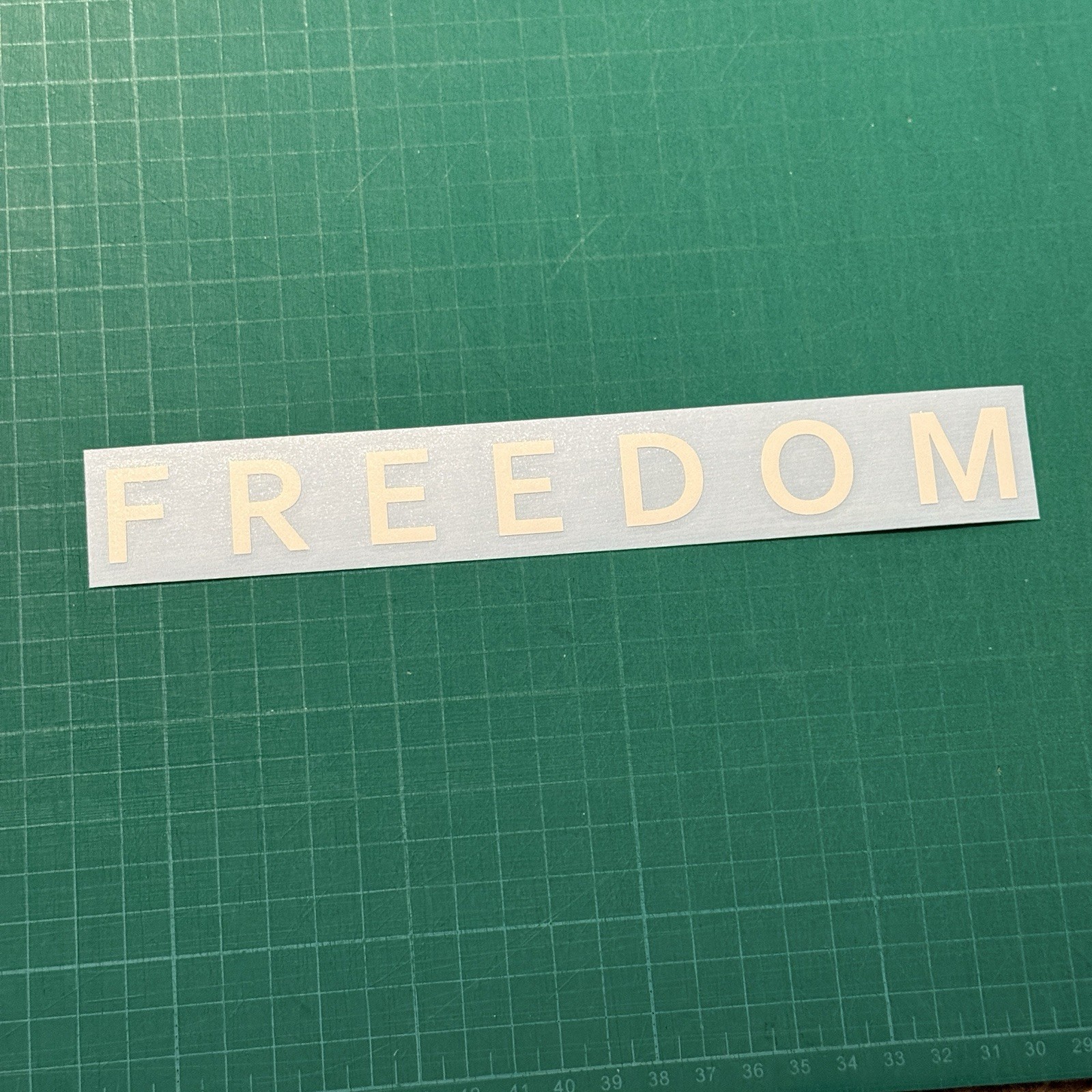 FREEDOM Vinyl Decal Sticker – Die Cut – Charlie Kirk Patriotism USA