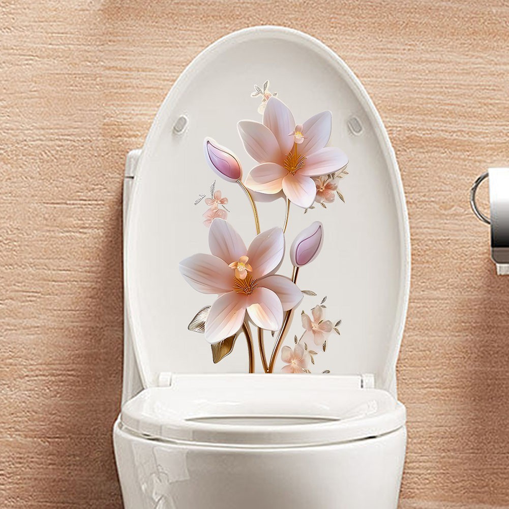 Vibrant and Stylish Wall Decor featuring 3D Floral Patterns Easy to Apply
