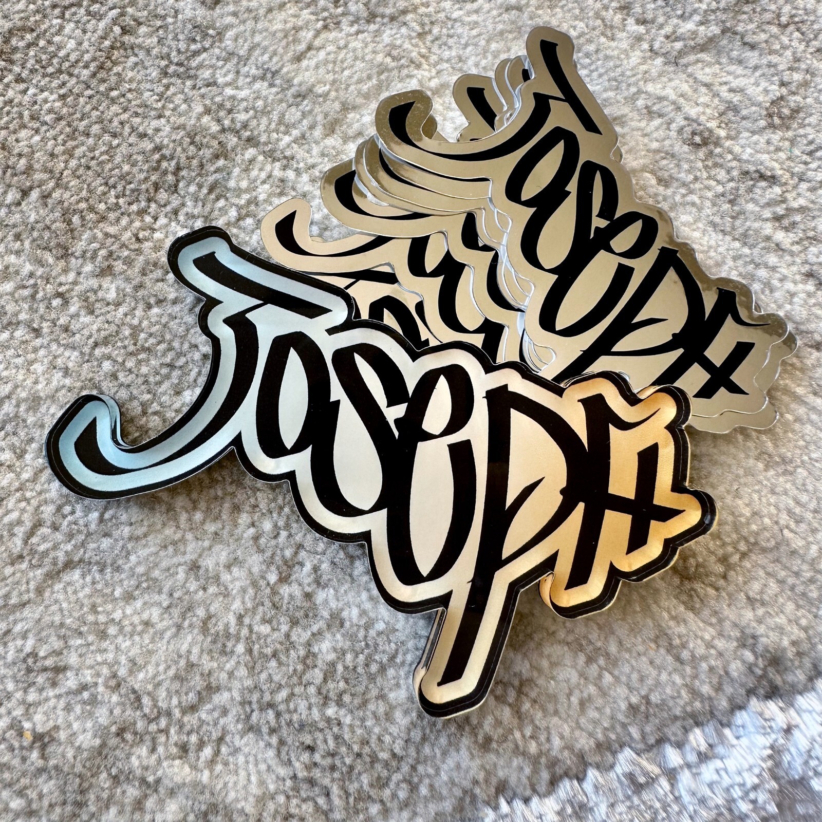 Name Sticker Pack : JOSEPH | for school or Office | graffiti | Calligraphy