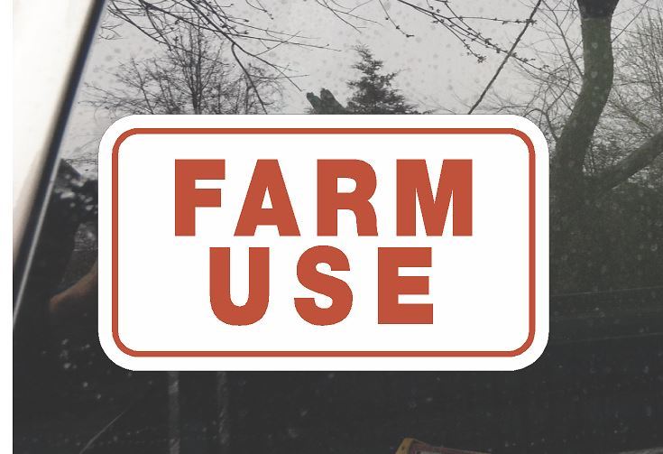 Farm Use Country Car Truck Glass Bumper Motorcycle Novelty Printed Vinyl Sticker