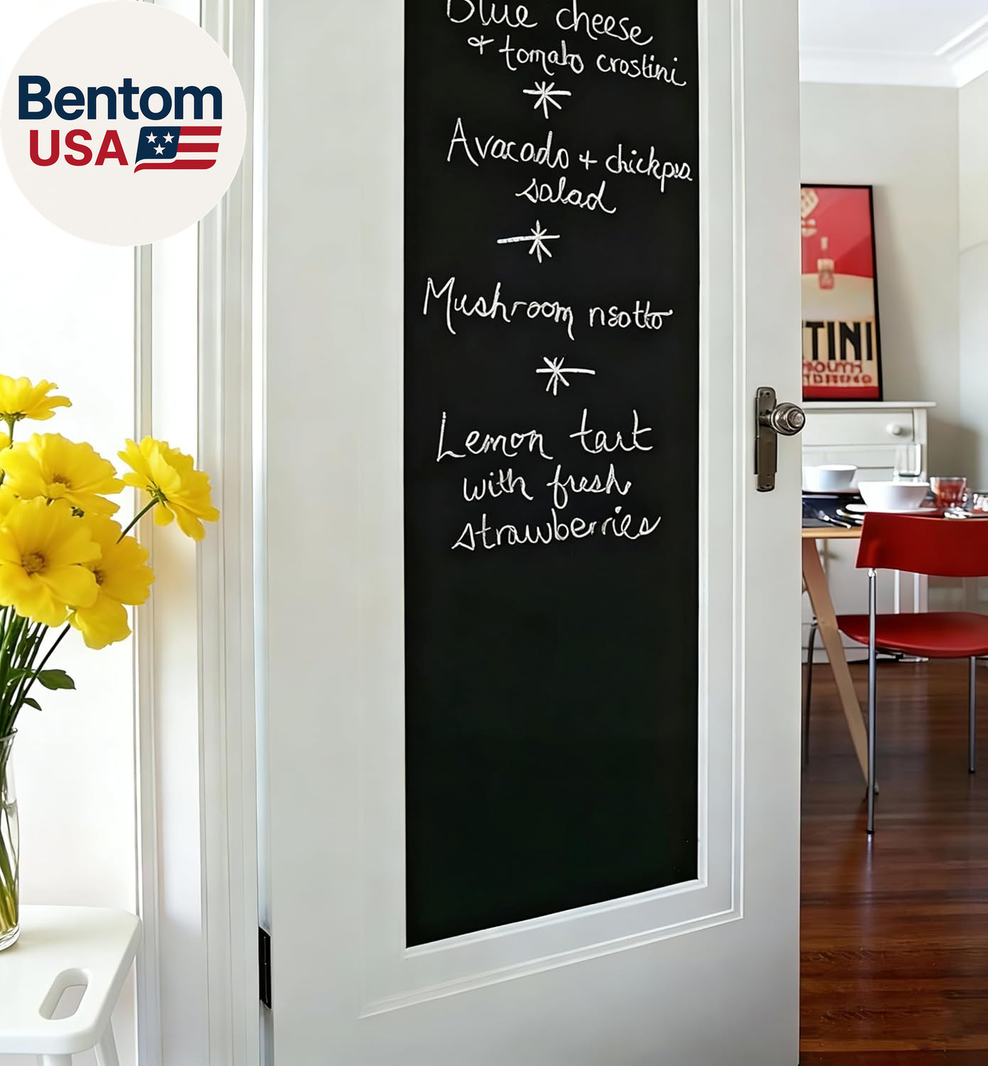 Chalkboard Wall Stickers Blackboard Wall Decals Self Adhesive Removable Reusable