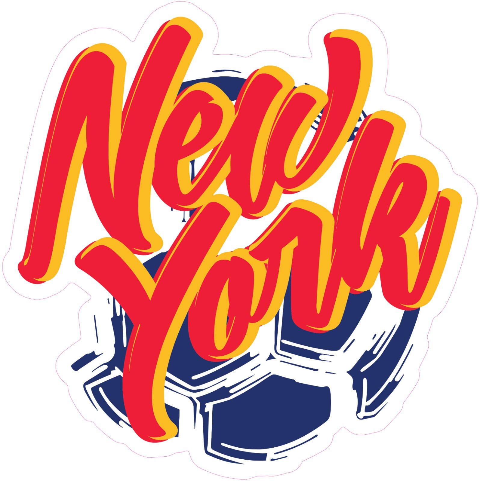 New York Red Bull Soccer Vinyl Decal Sticker Car Truck Bumper Laptop Mug Tumbler
